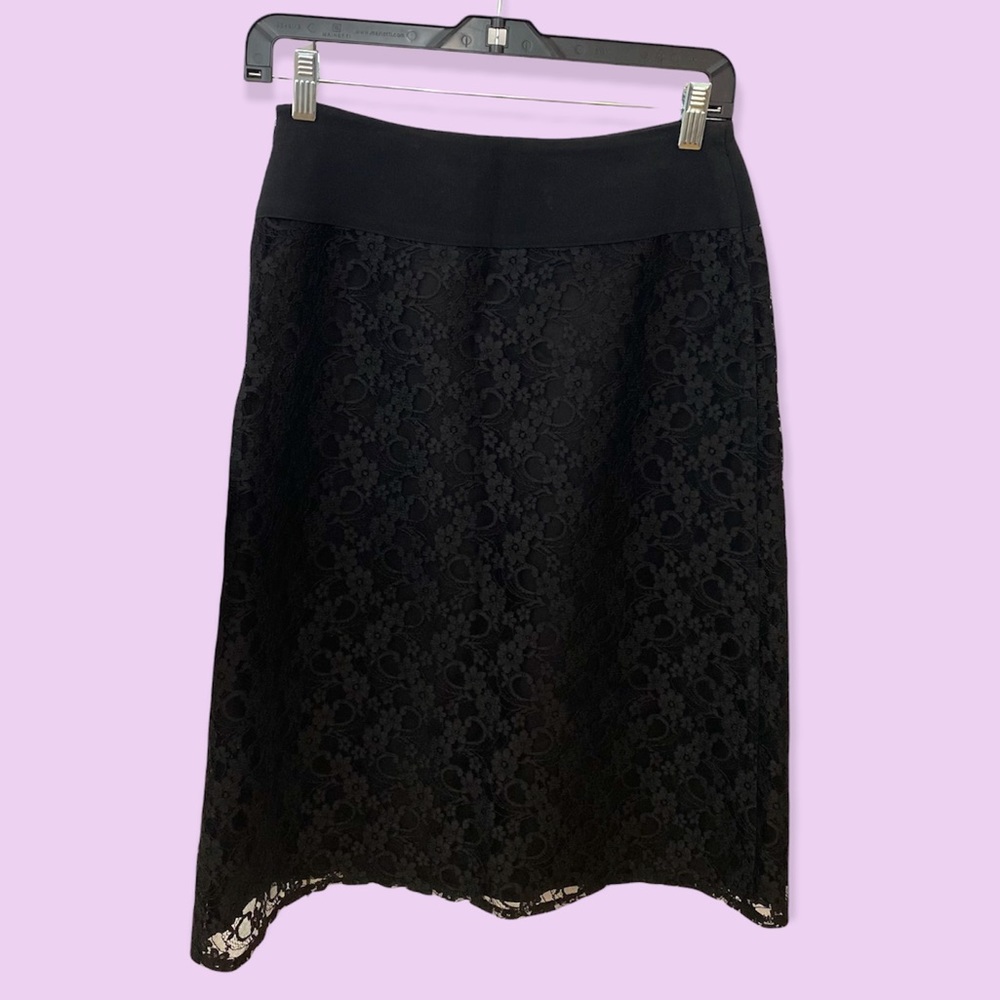 Maud Frizon Paris Black lace skirt